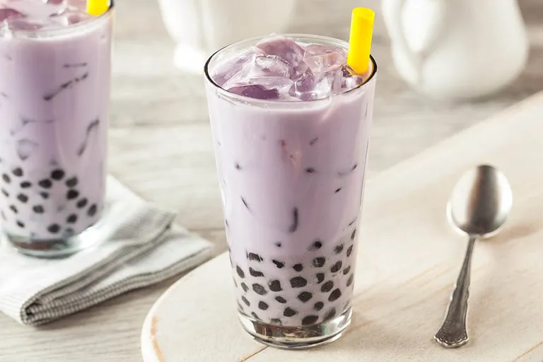 Delicious Taro Milk Tea Recipe With Boba (Easy Steps!)