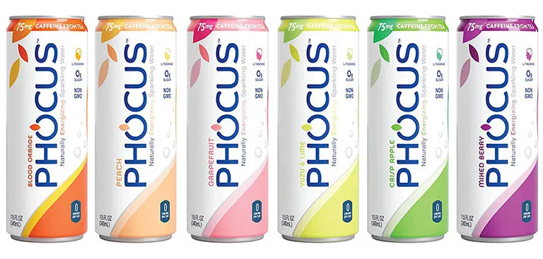 How Much Caffeine Is in Phocus Sparkling Water? What to Know