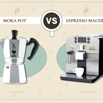 Moka Pot vs Espresso Machine: The Differences (With Pictures)