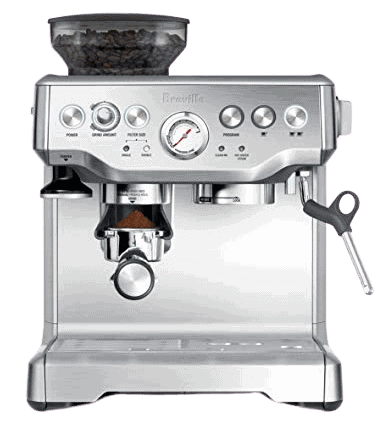 Espresso machine with grinder