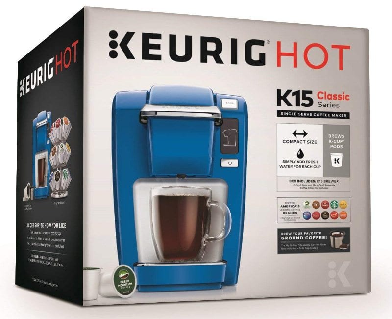 box of keurig k15