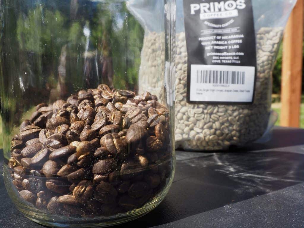 freshly roasted beans