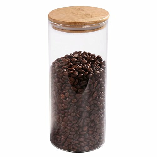 77L Glass Coffee Bean Container
