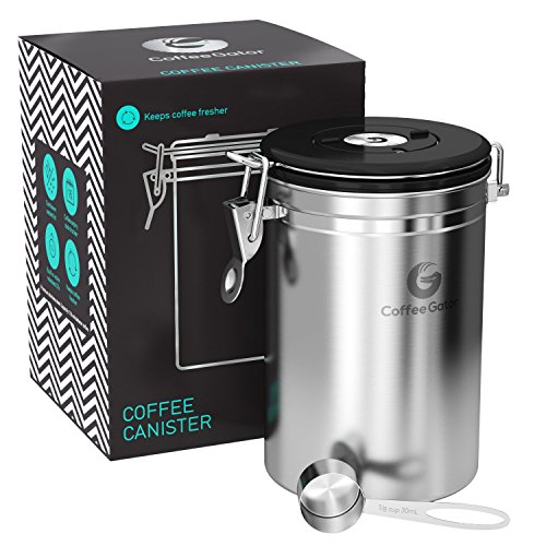 Coffee Gator Stainless Steel Container with co2 Valve