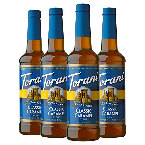 Torani 4-Pack (Caramel, French Vanilla, Vanilla & Hazelnut)