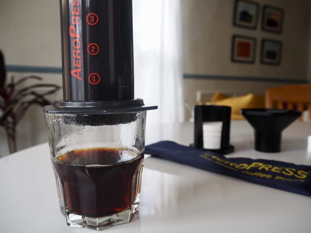 Aeropress brewing