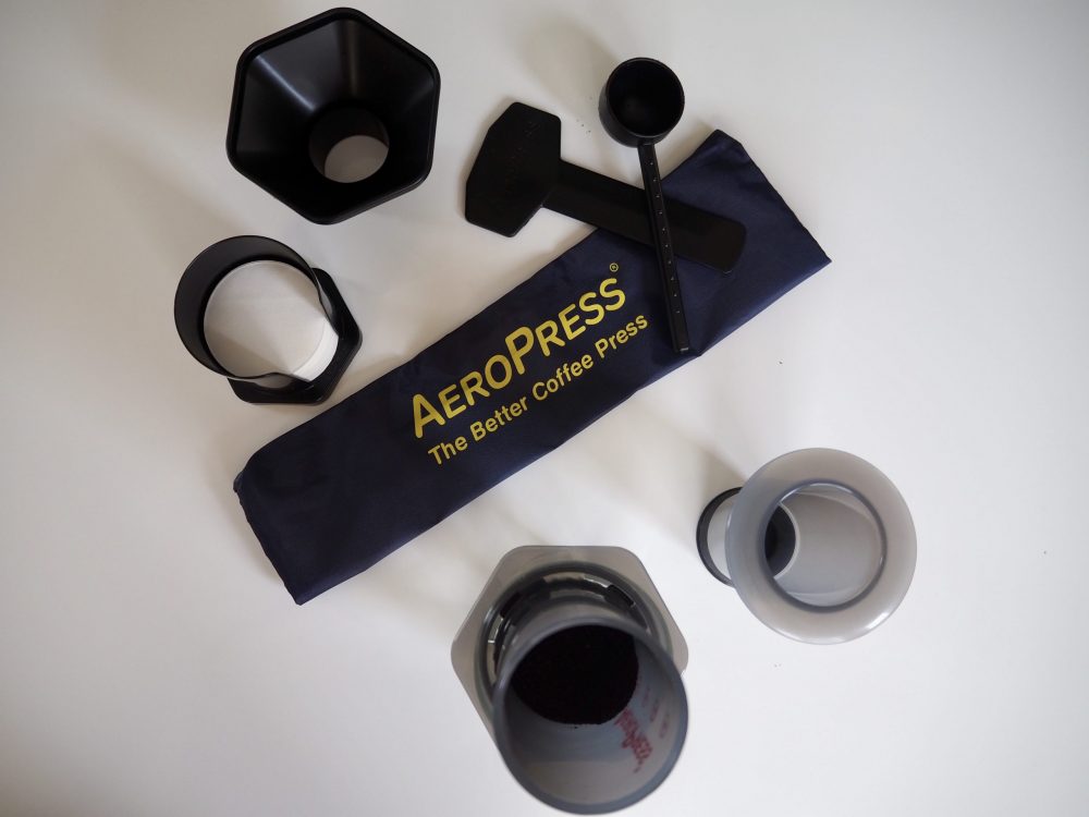 AeroPress components
