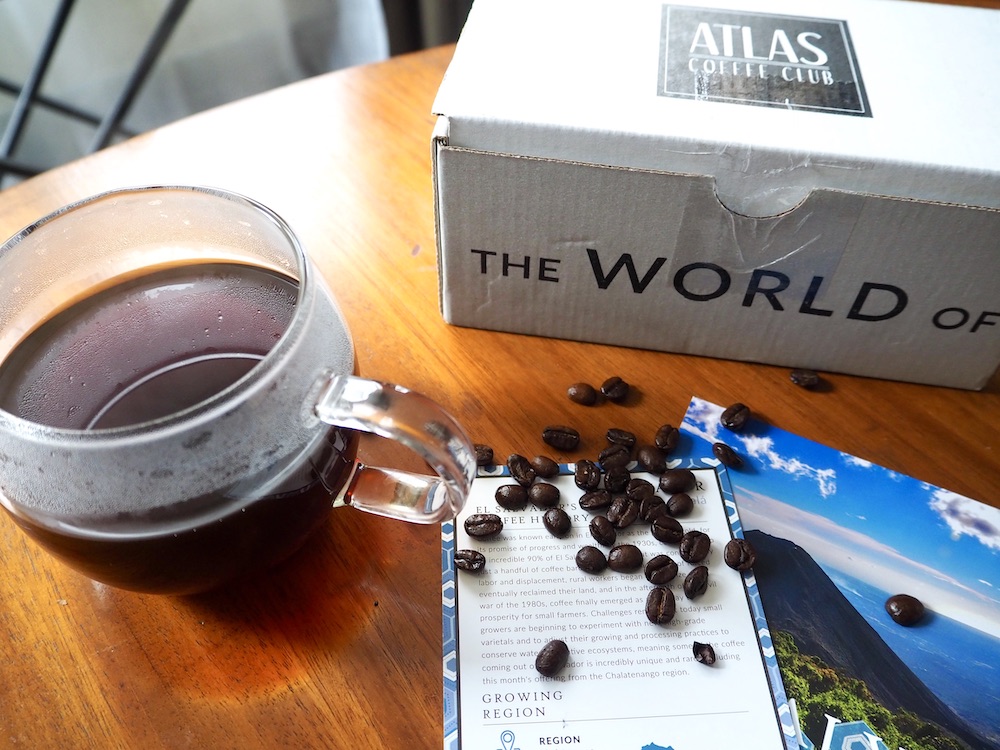 Atlas Coffee Club coffee subscription tasting