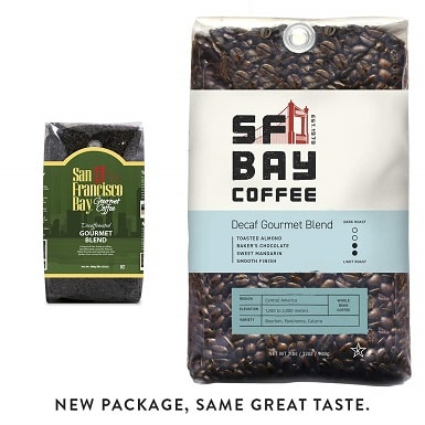 San Francisco Bay Coffee, DECAF Gourmet Blend