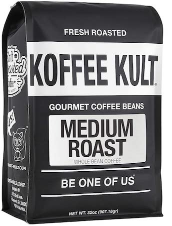 Koffee Kult medium roast coffee beans
