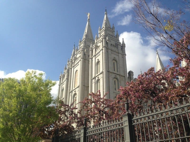 Mormon temple Salt Lake City