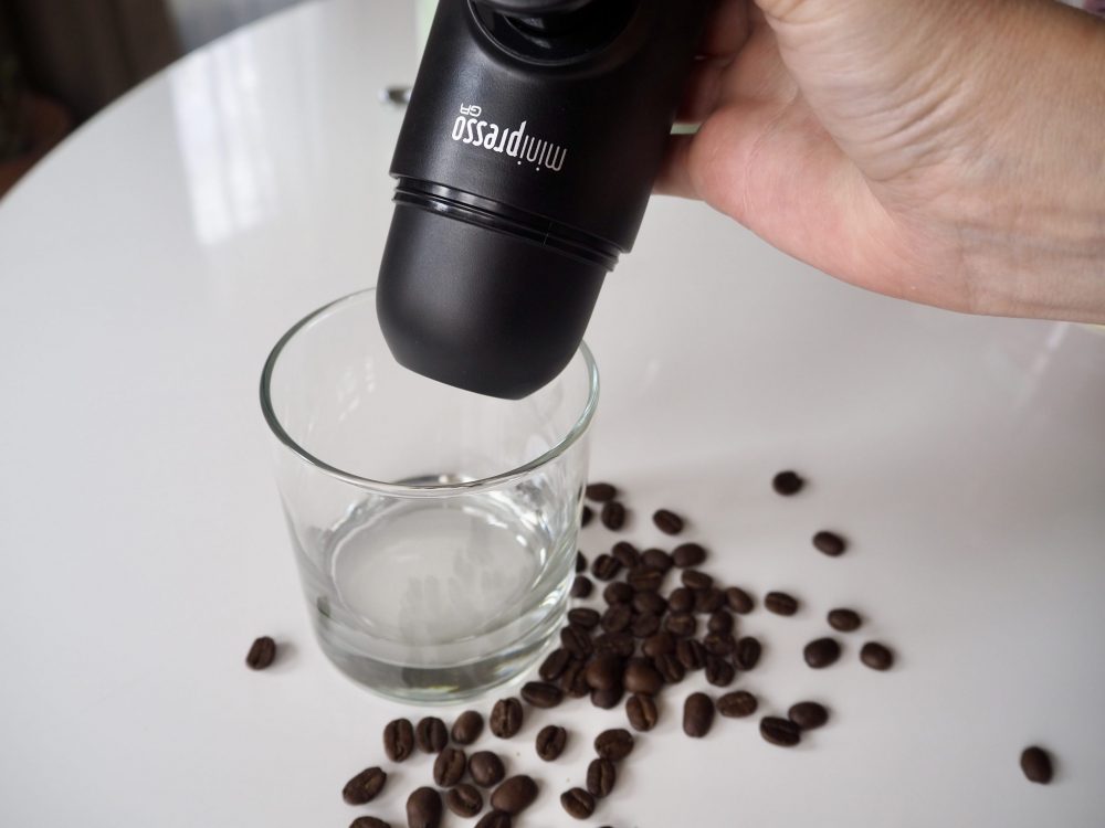 Pull a shot of espresso