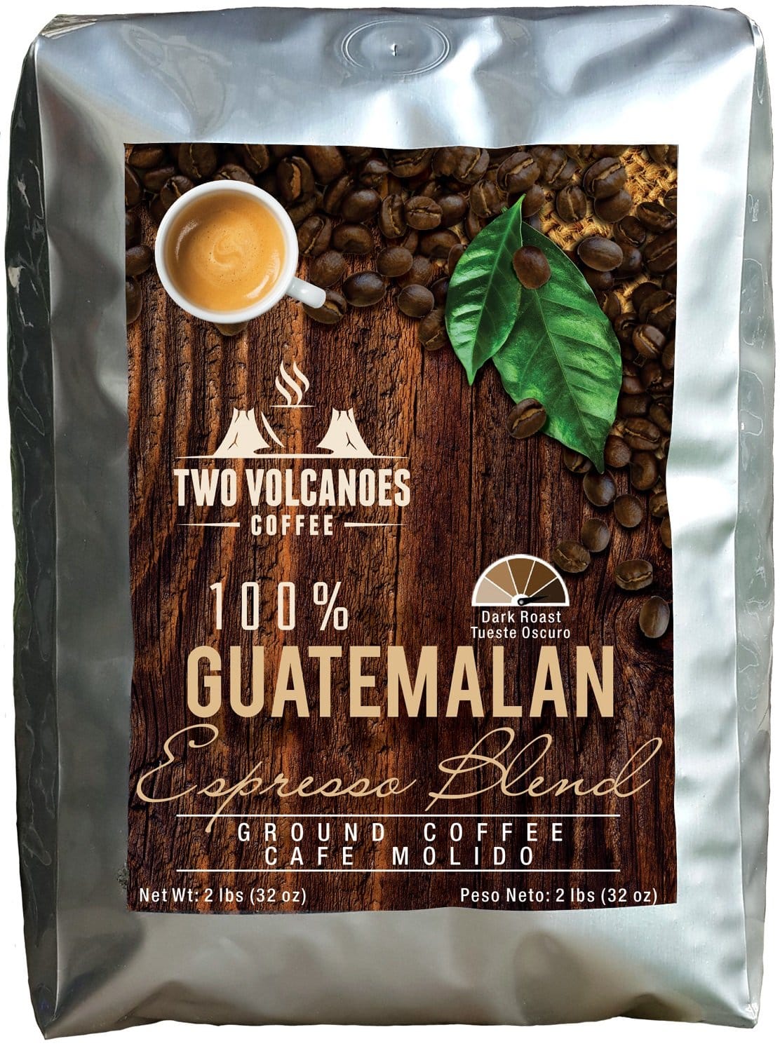 Two Volcanoes Espresso Coffee Beans