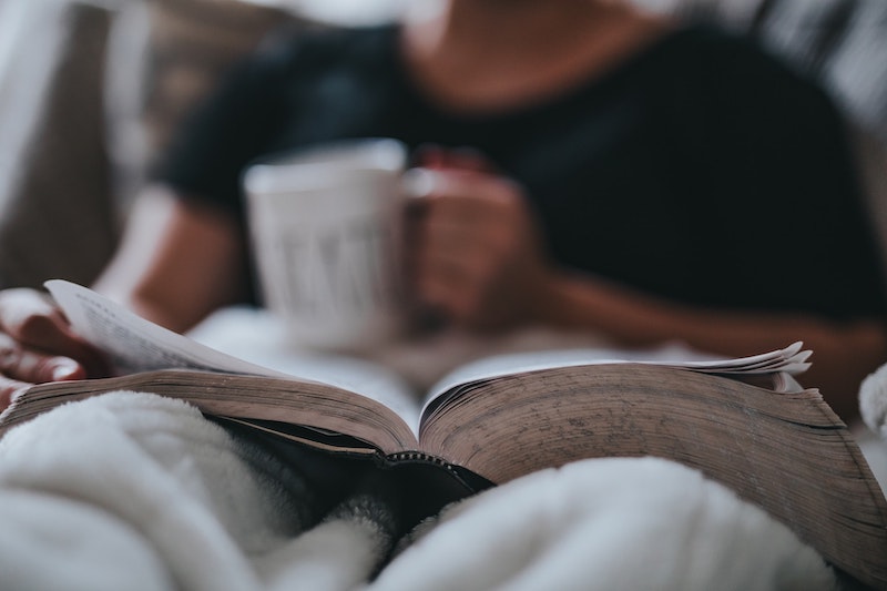 read a book to relax