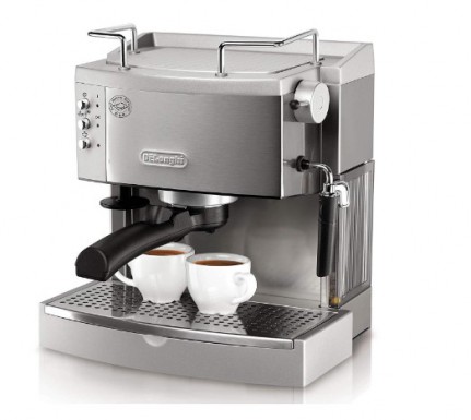 DeLonghi EC702 15-Bar-Pump Espresso Maker, Stainless, Metal