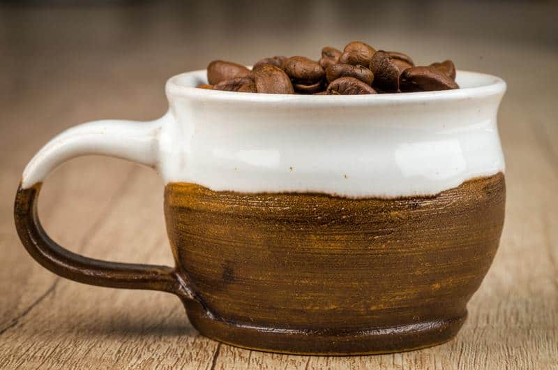 stoneware coffee mug