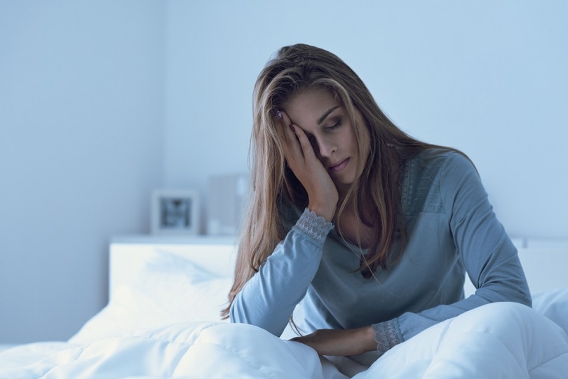Depressed woman awake in the night_Stock-asso_shutterstock