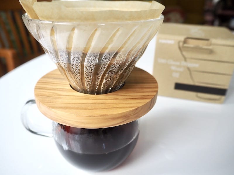 Hario V60 brewing