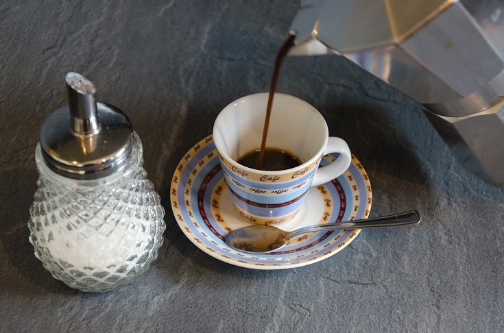 Moka pot coffee