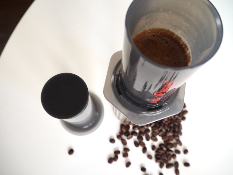 brew using AeroPress