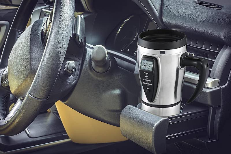 heated smart travel mug