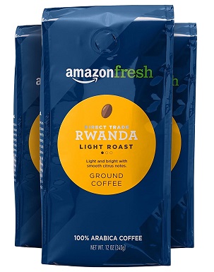 AmazonFresh Direct Trade Rwanda Ground Coffee