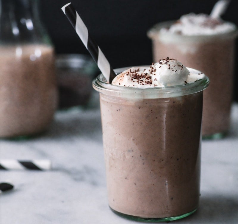 delicious mocha frappuccino