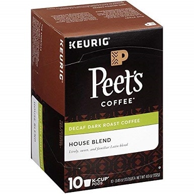 Peet's Coffee K-Cup Decaf House Blend