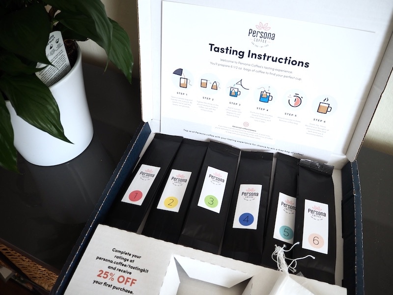 Persona Coffee tasting kit