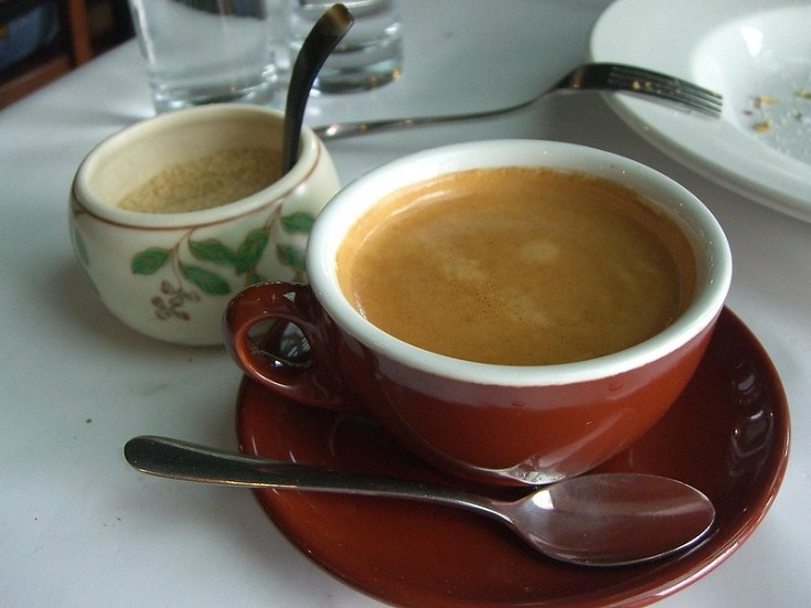 Lungo coffee