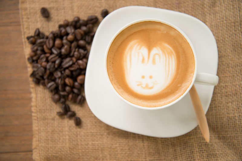 easter bunny latte