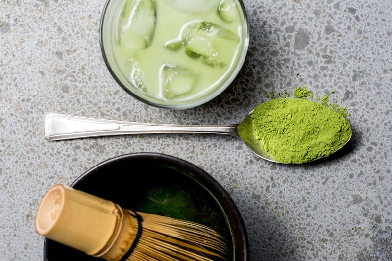 iced matcha latte