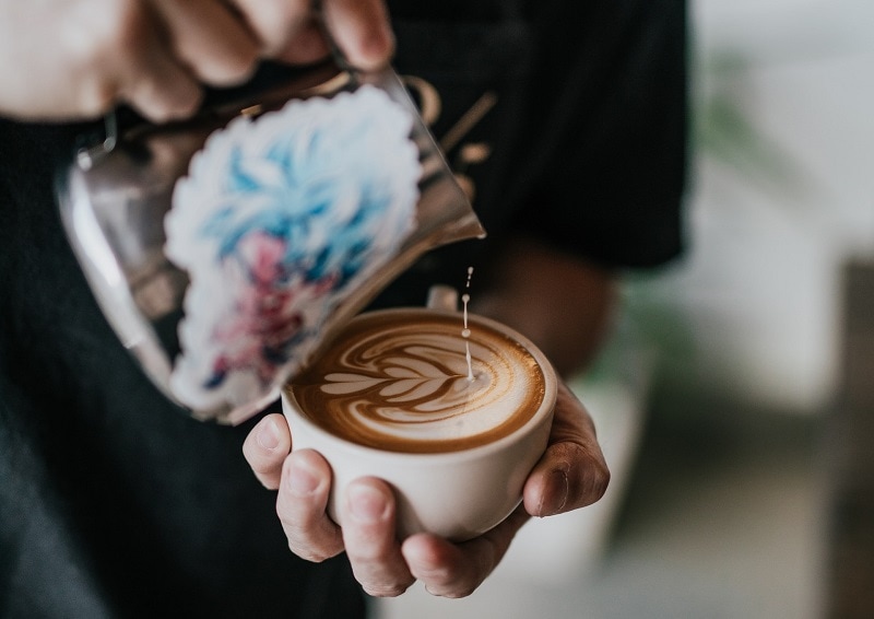 Latte art pitcher