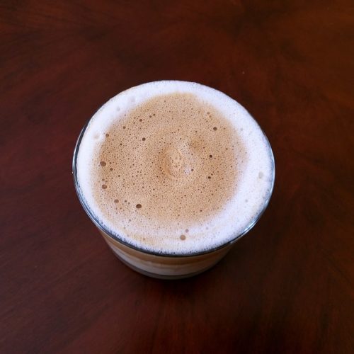 almond milk latte