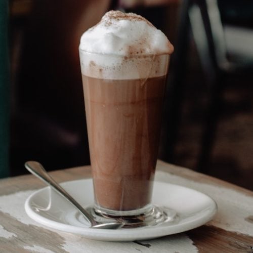 Bavarian coffee hot cocktail