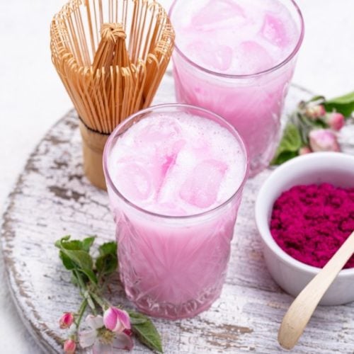 homemade Starbucks Dragon Drink dragon fruit