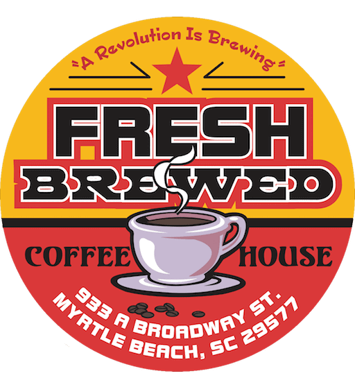 Fresh Brewed Coffee Shop logo