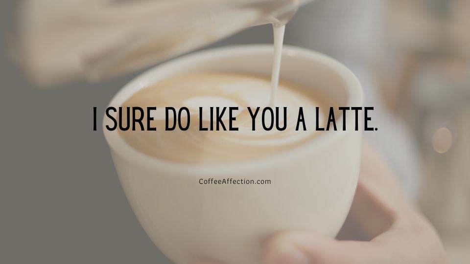 I sure do like you a latte.