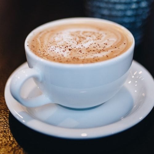 cinderella latte with cinnamon
