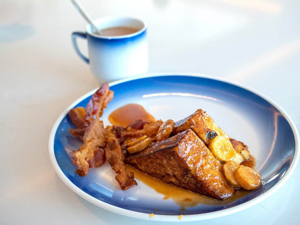 french toast and coffee