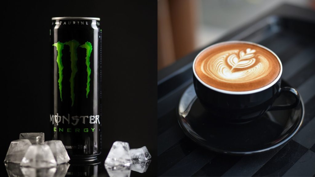 Monster Energy Drink vs Coffee