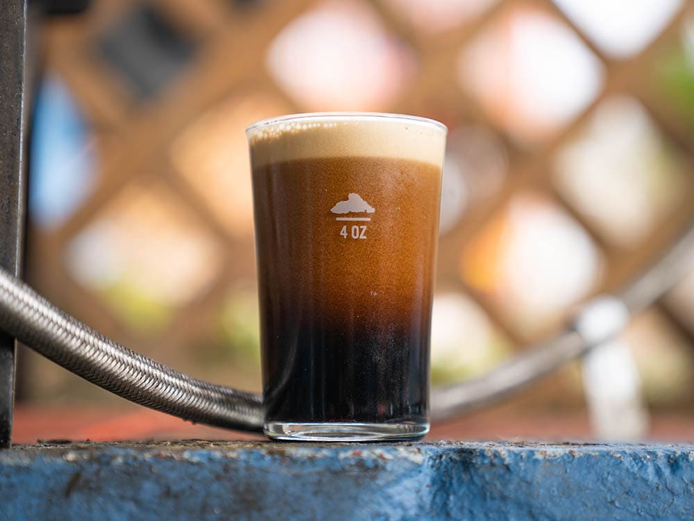 a cup of coffee beer