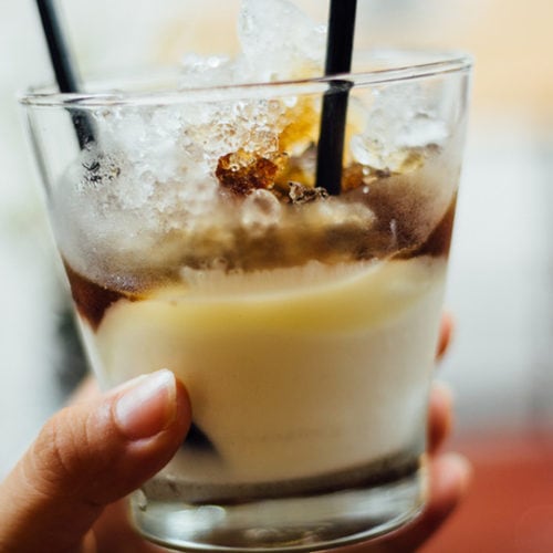 yogurt coffee drink