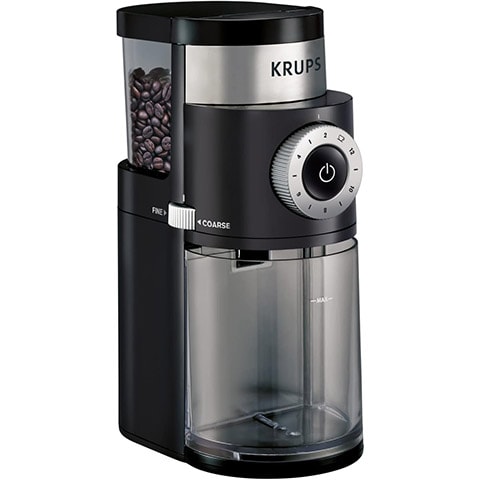 Krups Precise Stainless Steel Flat Burr Grinder