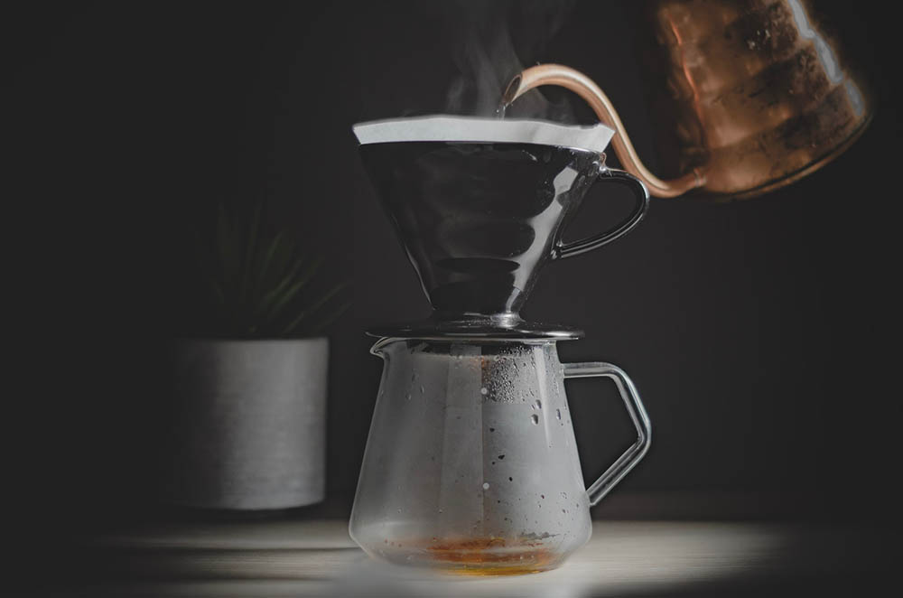 pour-over coffee