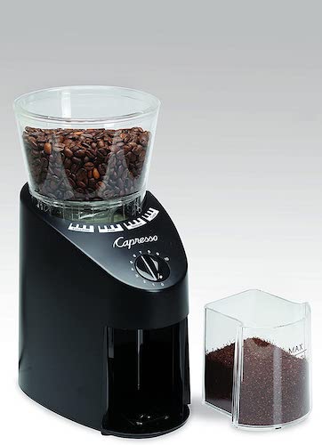 Capresso Infinity conical burr coffee grinder