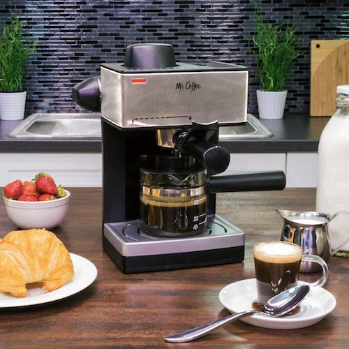 Mr Coffee 4-cup steam espresso maker ECM160