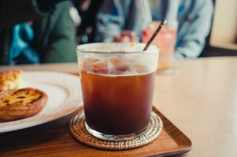 glass of iced tea