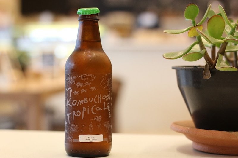 kombucha in a bottle