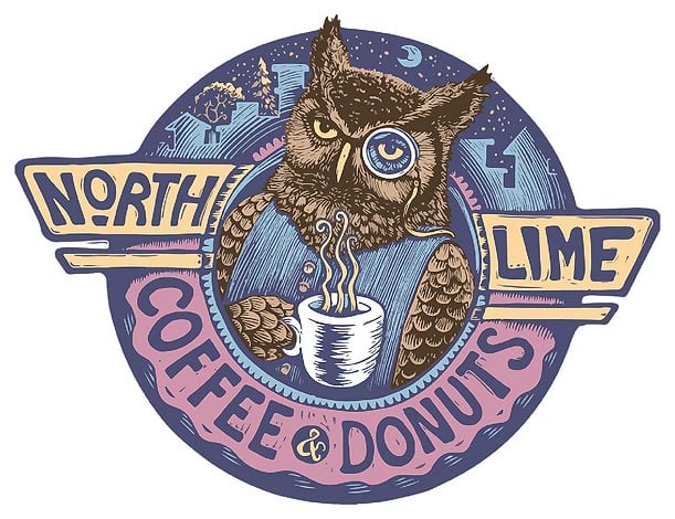 North Lime Coffee & Donuts logo